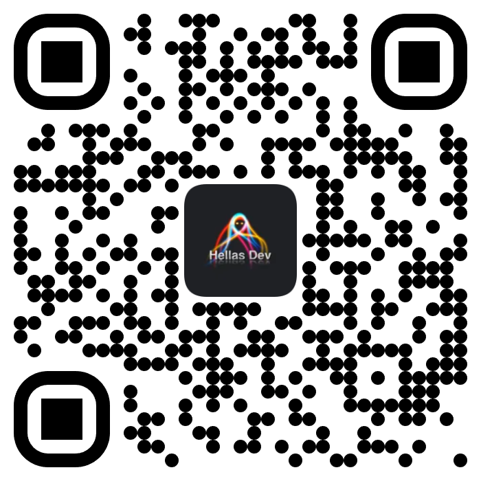 QR code · buymeacoffee.com/hellasdev